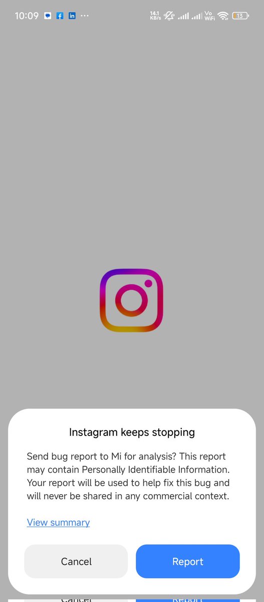 rahulverma8898's tweet photo. Been dealing with a stubborn bug on Instagram for the past two days... anyone else facing issues or is it just me?
#instagram #supportinstagram #mi #supportmi https://t.co/DdwYXarMvQ