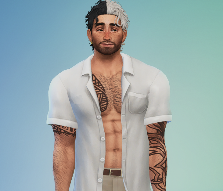 AriSimss's tweet photo. After a long day of deleting and sorting mods, I introduce you to Fernando. He'll be the protagonist of the new adventures. #TS4 #TheSims4 #ShowUsYourSims #TheSims #gay #NSFW #GaySims https://t.co/7XZt30wXYa