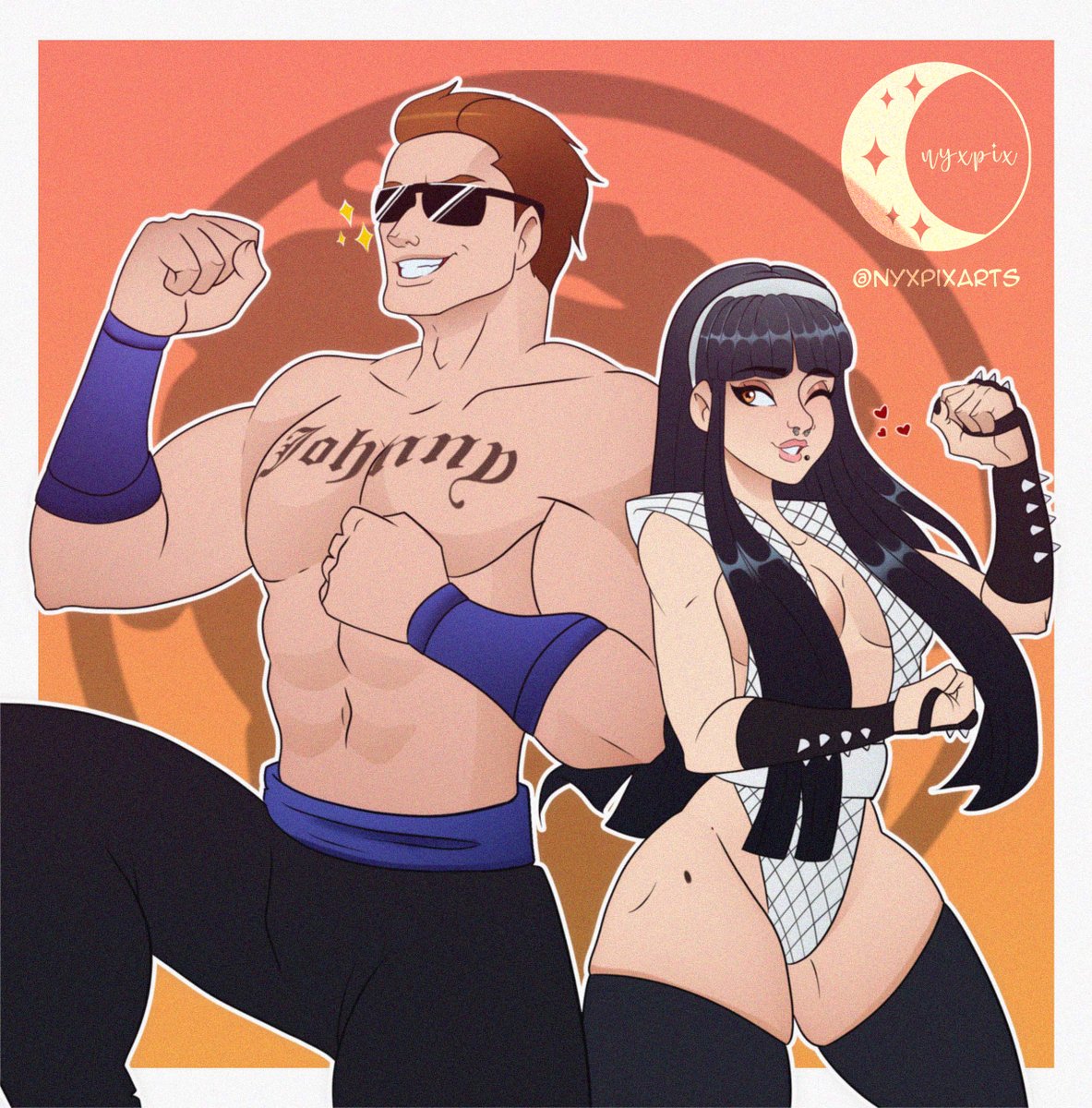 Johnny Cage x Araceli 

special c0mmissi0n  #10 for <a href="/DevilZukin7/">👹アラセリ</a>