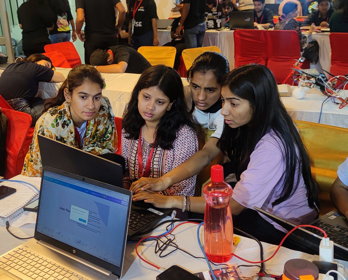 aryacolleges's tweet image. The future belongs to those who code it.
And that future is being built here, today!
#HackAryaVerse #HackathonVibes #CodeCreateConquer #HackForImpact #TechInnovation #HackathonLife #AryaCollege
@Reskilll @azdevindia