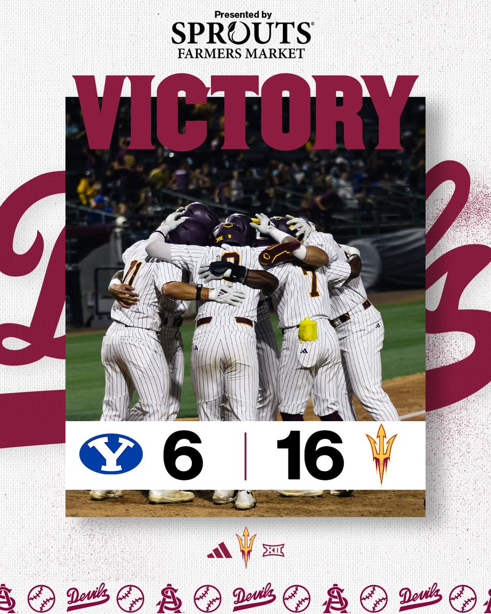 The people's Big 12 champions, 6
The actual Big 12 champions, 16

DEVILS SWEEP THE COUGARS 🧹🧹🧹

#ForksUp /// #Onward