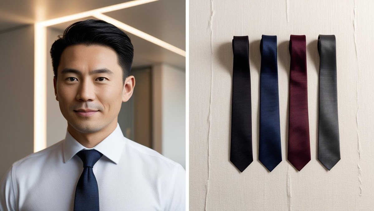 LaModeMens1's tweet image. &quot;One tie, endless looks. See how versatile a solid tie from La Mode Men&apos;s can be. Swipe to explore the possibilities! #LaModeMens #TieStyling #WardrobeEssentials #MensFashionTips&quot;