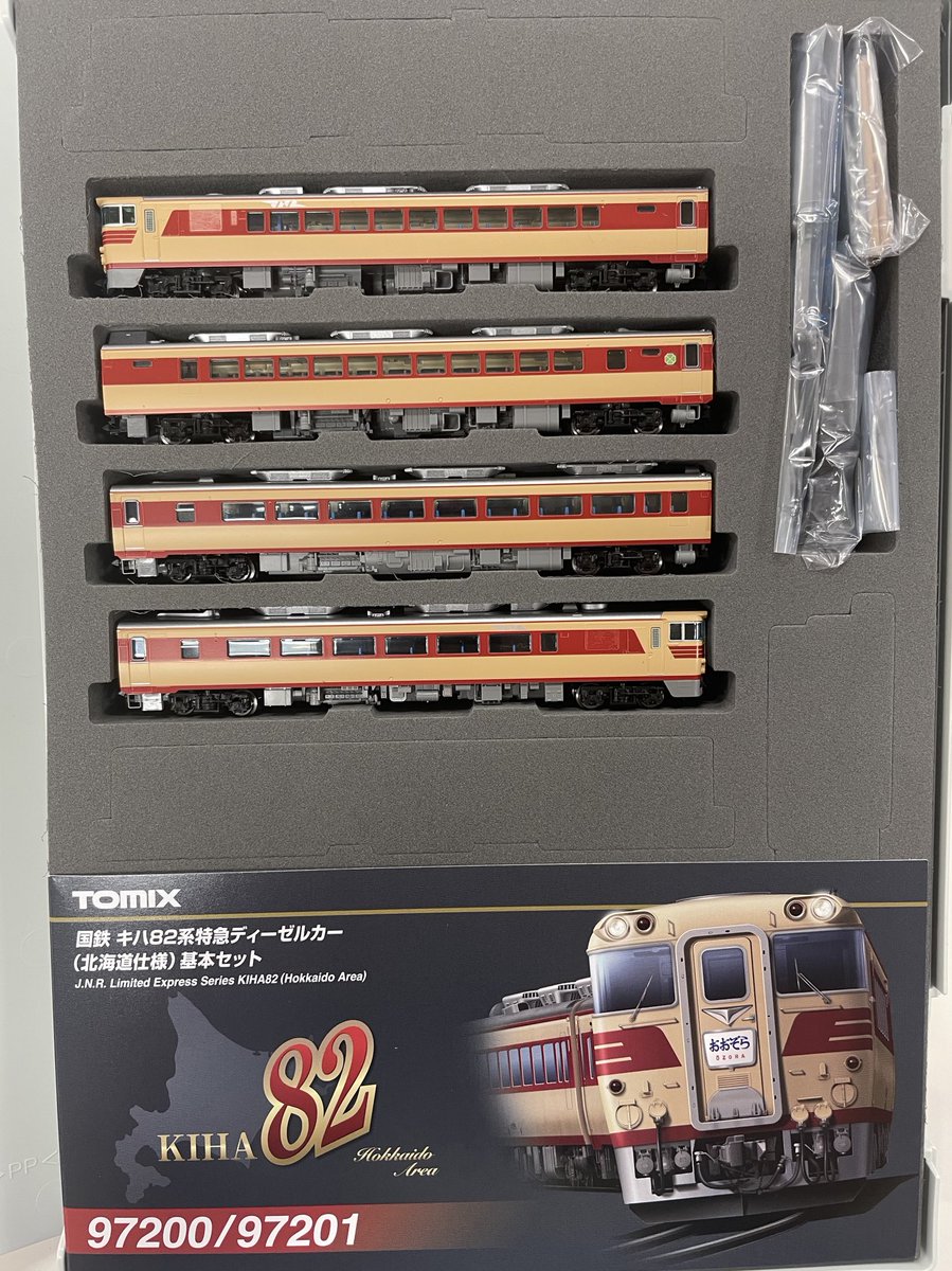 TOMIX 97201 国鉄 キハ82系特急ディーゼルカー（北海道仕様・キハ82