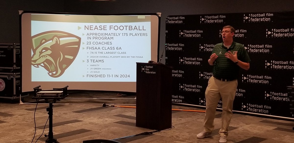 Geoff Stephen's outstanding presentation!!  Several coaches came up to me and said....he opened my eyes to a lot of new ideas!!