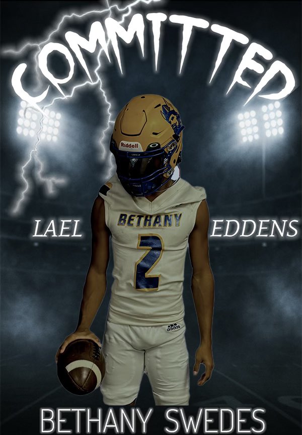 Pat Eddens (@pateddens) on Twitter photo We are proud to announce that <a href="/LaelEddens/">Lael Eddens</a> has committed to <a href="/FootballBethany/">Bethany College Football</a>. Excellent job son! All praise is to our God! <a href="/vincentgrigsby/">Coach Grigsby</a> <a href="/OkcPatriots/">OKC Patriots Home School Football</a> <a href="/Okc_storm/">OKC Storm Athletics</a> <a href="/DFO_AJ/">Andrew Foster Jr.</a> <a href="/nsaprospects/">NSAProspects</a> <a href="/Ok_Wolfpack/">Oklahoma Wolfpack</a> We are proud to announce that <a href="/LaelEddens/">Lael Eddens</a> has committed to <a href="/FootballBethany/">Bethany College Football</a>. Excellent job son! All praise is to our God! <a href="/vincentgrigsby/">Coach Grigsby</a> <a href="/OkcPatriots/">OKC Patriots Home School Football</a> <a href="/Okc_storm/">OKC Storm Athletics</a> <a href="/DFO_AJ/">Andrew Foster Jr.</a> <a href="/nsaprospects/">NSAProspects</a> <a href="/Ok_Wolfpack/">Oklahoma Wolfpack</a>