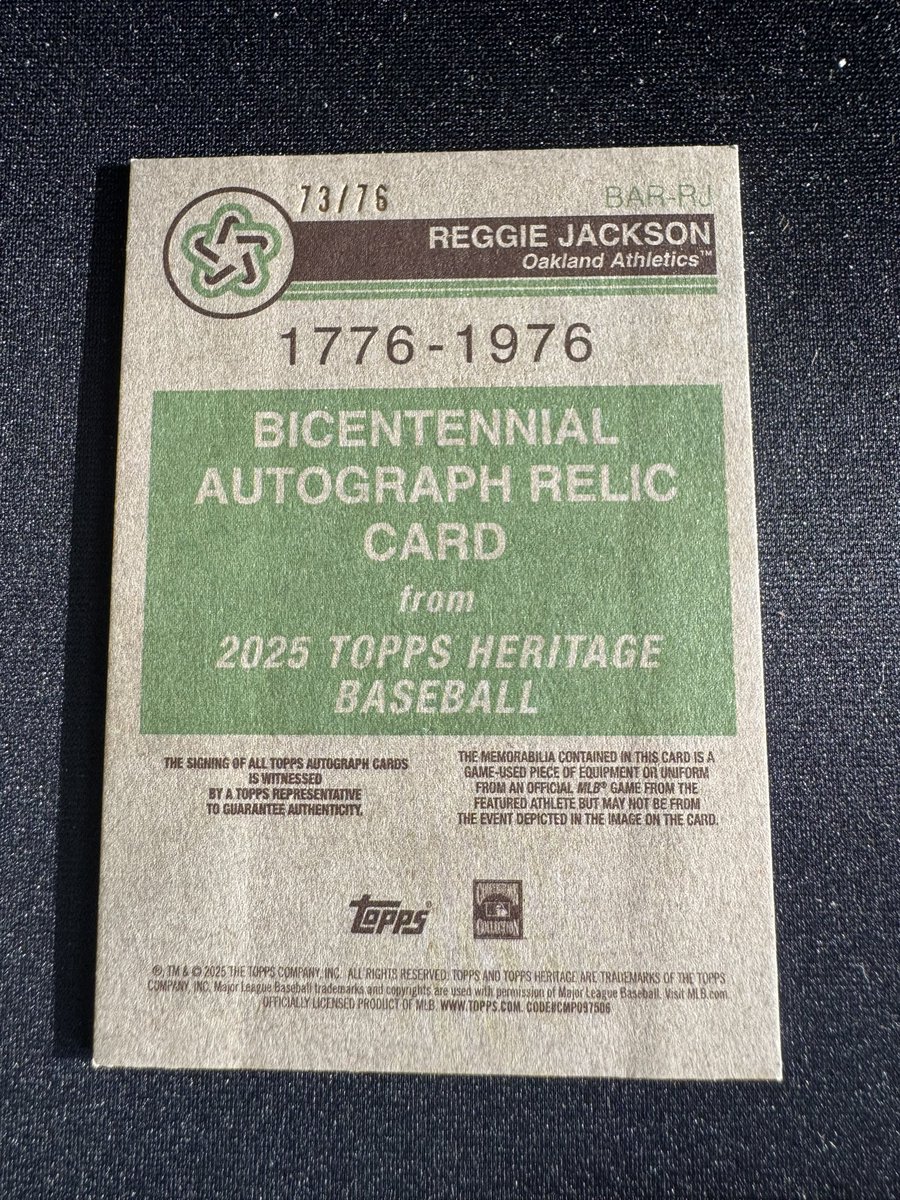 Cre8Collections's tweet photo. 2025 #Topps Heritage @dacardworld #TheHobby #Athletics https://t.co/dXaTvoGlW8