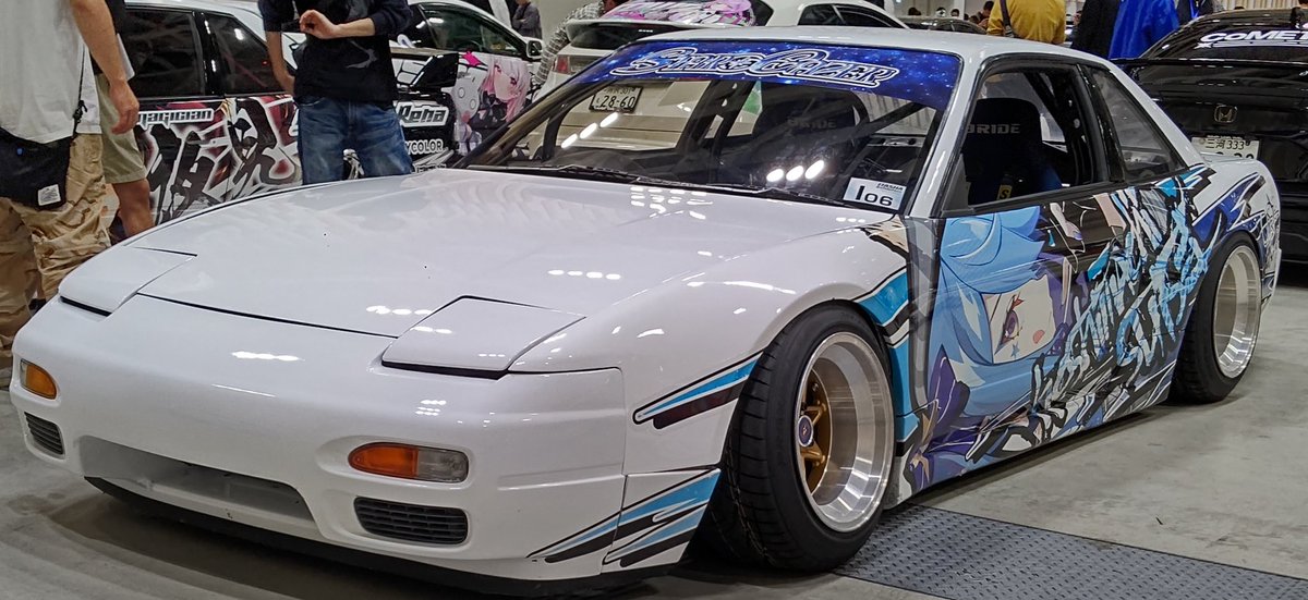 こちらの車両はﾜﾝﾋﾞｱですが なんとテールまで前中期180SX！ 推しの