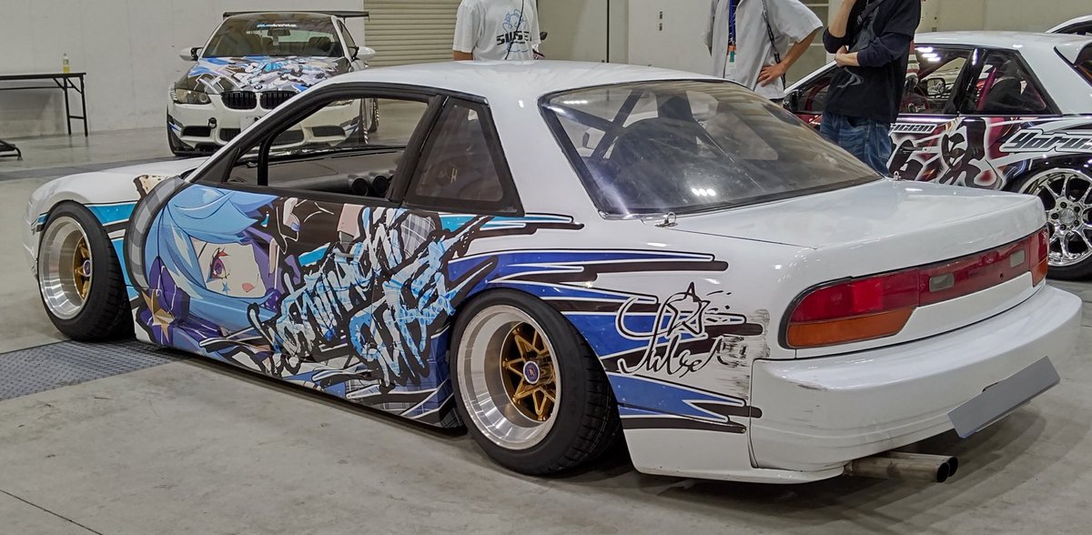 こちらの車両はﾜﾝﾋﾞｱですが なんとテールまで前中期180SX！ 推しの