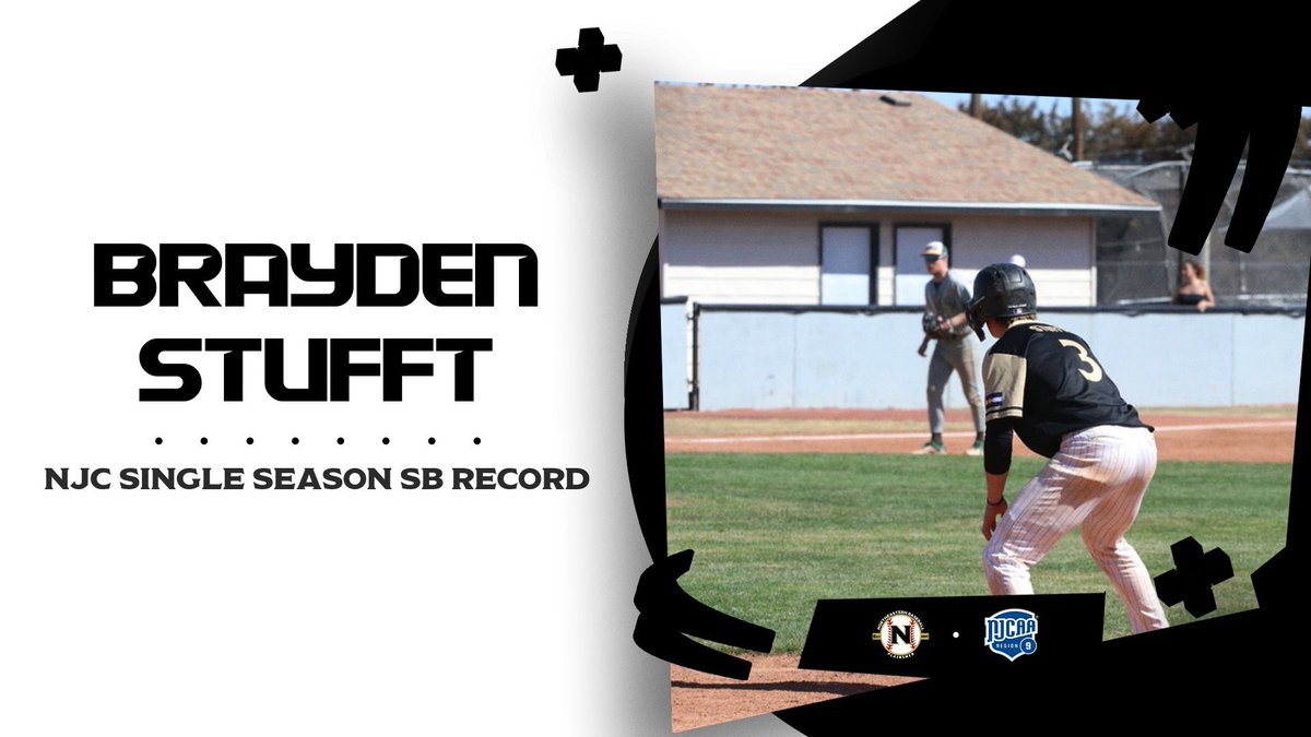 Congratulations to <a href="/braydenstufft13/">Brayden</a> on breaking the NJC Single Season Stolen Base Record today at Trinidad!