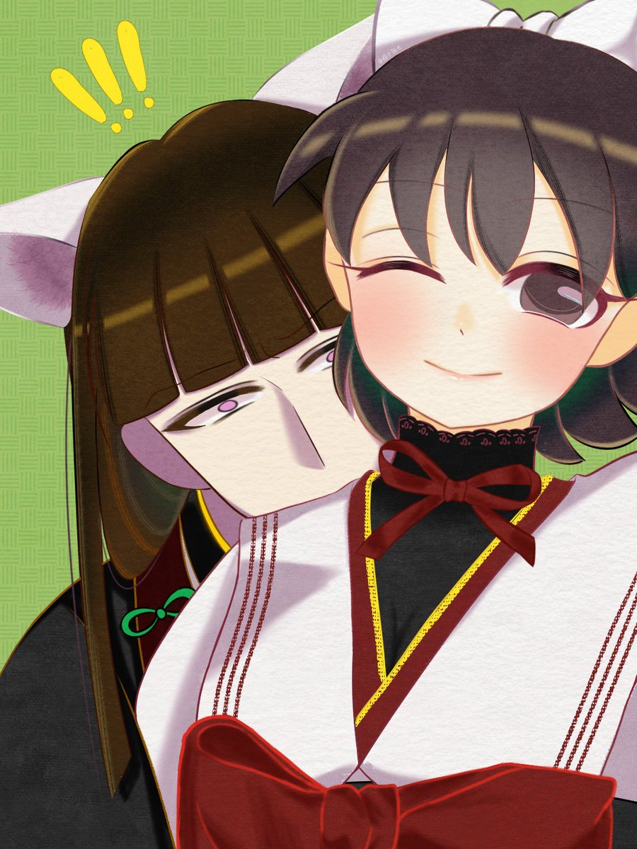 QUQ_666's tweet photo. 小情侣拍照就要大大方方的口牙！
都穿上了新衣服，当然要美美记录下来口牙~ 
（害羞的妹宝和被突如其来的快门声吓到的群青路猫猫www） 
-
很久没画了，手感不是很好aaa（果然还是女孩���画的顺手的说。。） 
每次画完一张画都是意义不明弄好���张一样的图片。。hhh
#硝子のこんぺいとう
#禁飼育あああと https://t.co/jqONRRvBtc