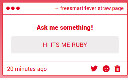 HIII??  WHY ARE YOU YELLING IN TEXT
