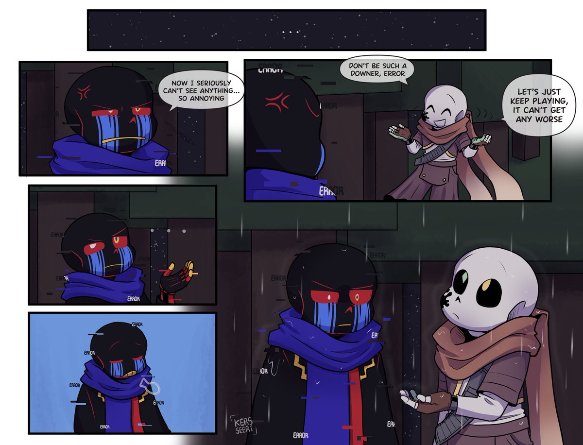 KersSeeri's tweet photo. 🌎 MINECRAFT AU PART 12🌎
Art by me 🍒
Yes, this comic is finally going to continue C:<
✨ ✉️ Comments are open to interact with the ink, Windows XP, and the parasite! ✉️ ✨
#minecraftAU #undertaleAU
#ComicArt (4/7) https://t.co/jVnXgIN38o