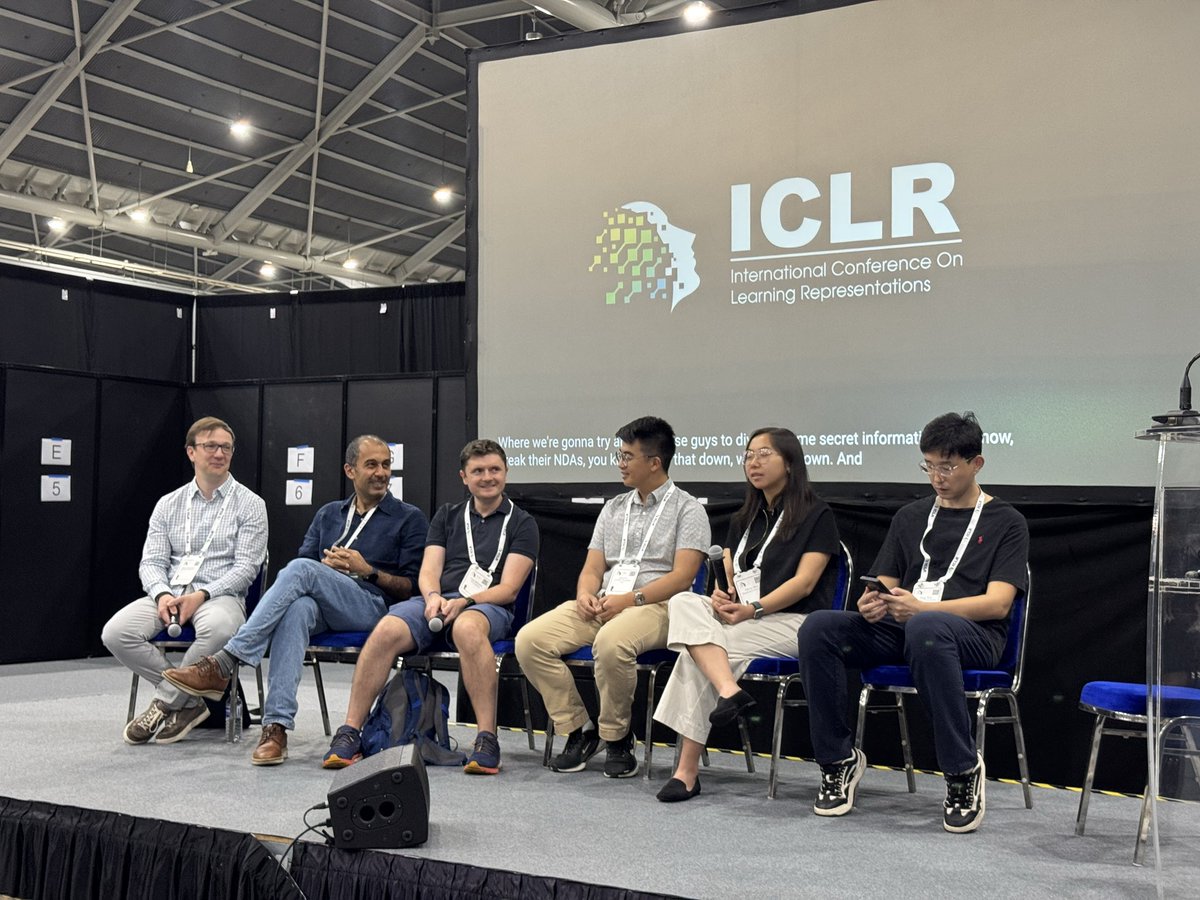 yanii's tweet image. #ICLR2025 @sparseLLMs Workshop Panel with @PavloMolchanov @ayazdanb @DAlistarh @realDanFu @YangYou1991 and Olivia Hsu, moderated by @PandaAshwinee