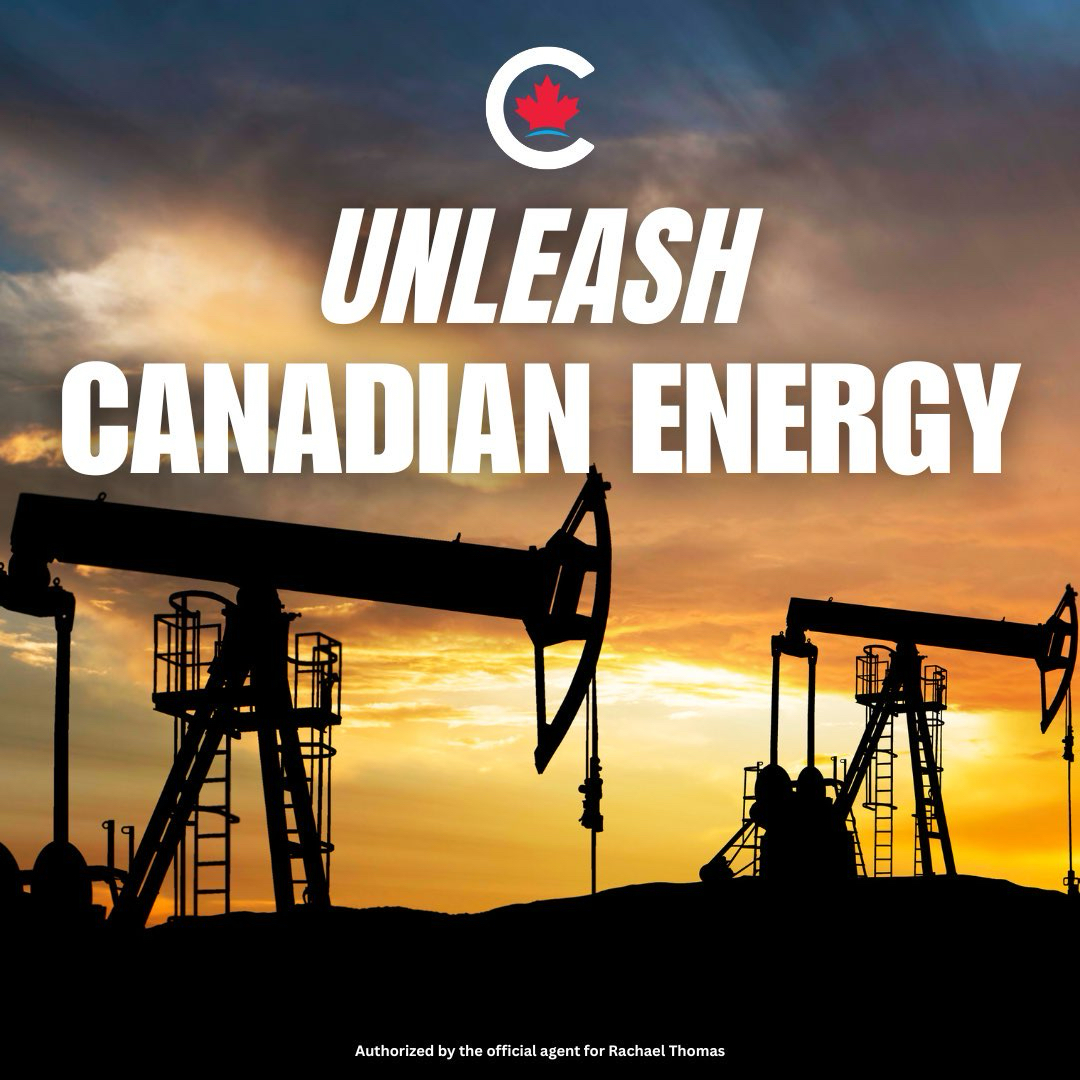 After a decade of Liberal failure:
❌ Pipelines cancelled
❌ Jobs and investment lost
❌ Dependent on the U.S.
❌ Trade opportunities turned away

Only Conservatives will:
✅ Repeal the No-New Pipelines law and the tanker ban
✅ Scrap Trudeau’s job-killing emissions cap
✅ Reduce