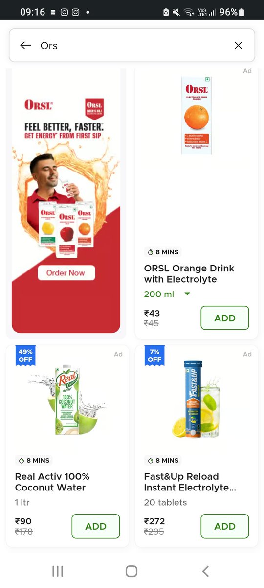 Here, doctors, journalists, teachers, students, house helps, and every parent is raising awareness, and these people are hell bent on retaining the branding ORSL where 75 percent of the label is ORS, and even home delivery apps show these prominently when people ask for ORS. 
All