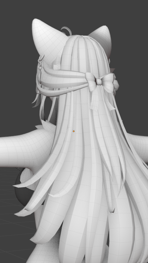 Modelling hair is probably the most difficult thing to me, it takes many attempts, but I feel like I might be getting somewhere