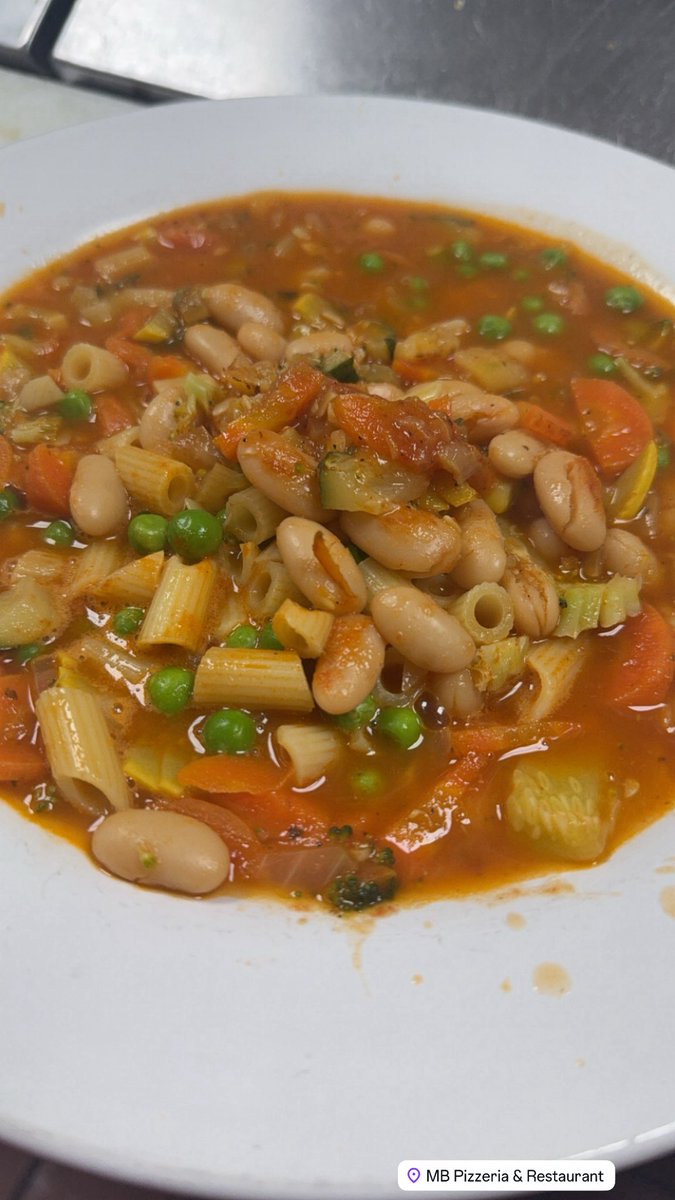 MiceliBrosPizza's tweet photo. Vegetable soup https://t.co/6arWiu0dKD