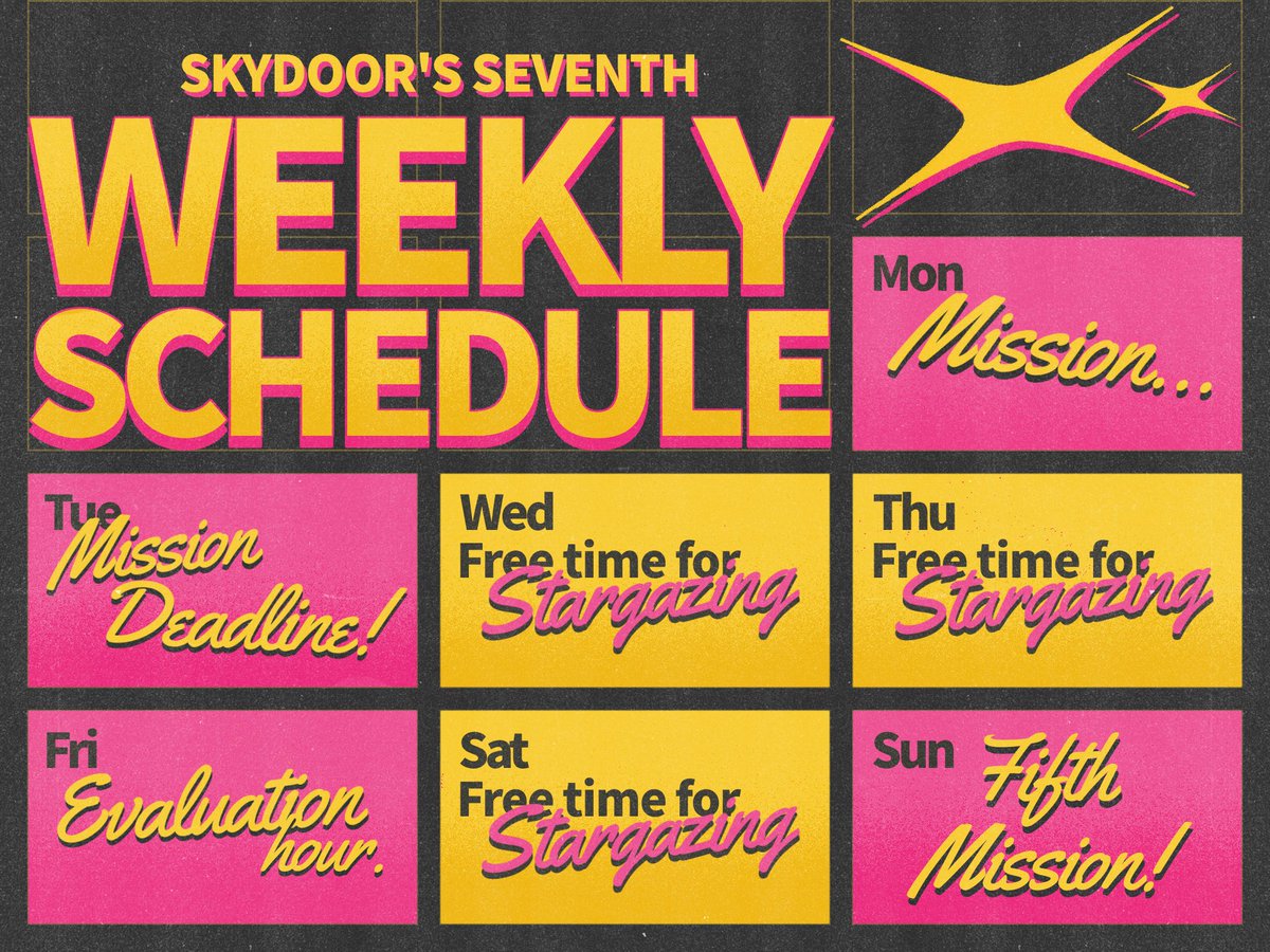 𝗦𝗘𝗩𝗘𝗡𝗧𝗛 𝗪𝗘𝗘𝗞 𝗔𝗠𝗢𝗡𝗚 𝗧𝗛𝗘 𝗦𝗧𝗔𝗥𝗦.