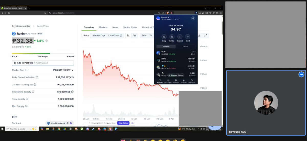 boypuso | YGG 🛡️⚔️ (@boypuso) on Twitter photo Just had an awesome meeting with a community leader whose group includes persons with disabilities and elderly members. 🤗
We walked through how to use <a href="/Ronin_Network/">Ronin</a> Wallet and claim their $YGG from our <a href="/YieldGuild/">Yield Guild Games</a> GAP Quest.
At <a href="/YGGPilipinas/">YGG Pilipinas</a>, we're not just about Just had an awesome meeting with a community leader whose group includes persons with disabilities and elderly members. 🤗
We walked through how to use <a href="/Ronin_Network/">Ronin</a> Wallet and claim their $YGG from our <a href="/YieldGuild/">Yield Guild Games</a> GAP Quest.
At <a href="/YGGPilipinas/">YGG Pilipinas</a>, we're not just about
