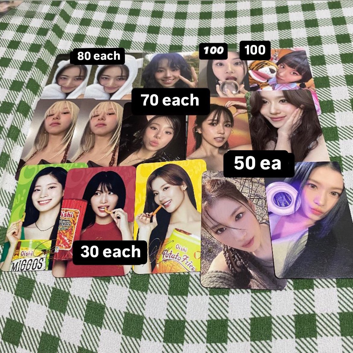wts lfb ph | #kryptosells

twice assorted photocards

— prices in pics, onhand!
— not for sensitive collector/s ‼️
— dop : 1 week / prio payo
— reply mine + pic to claim

# jihyo with youth bear chaeyoung plushie b1&amp;2 fs rtb mina sana oishi dahyun momo cbi pob