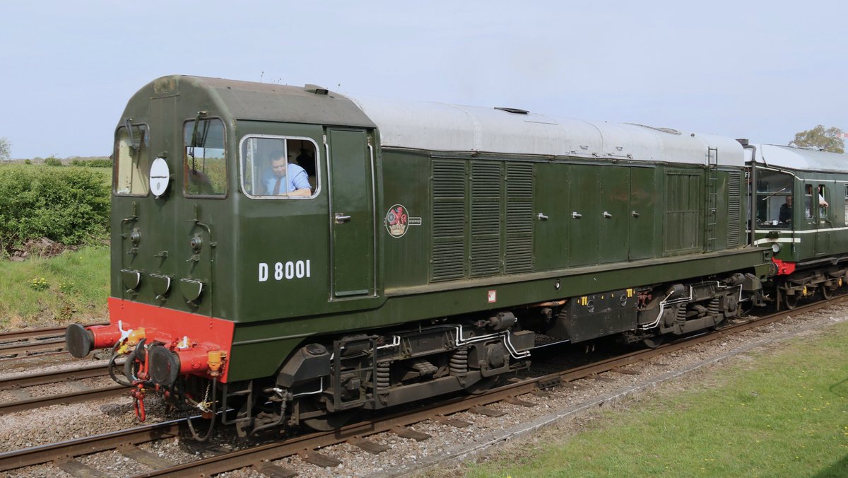 D8001 at the <a href="/GcrGreat/">Great Central Railway</a> Spring Diesel Gala 25-26 April 2025
