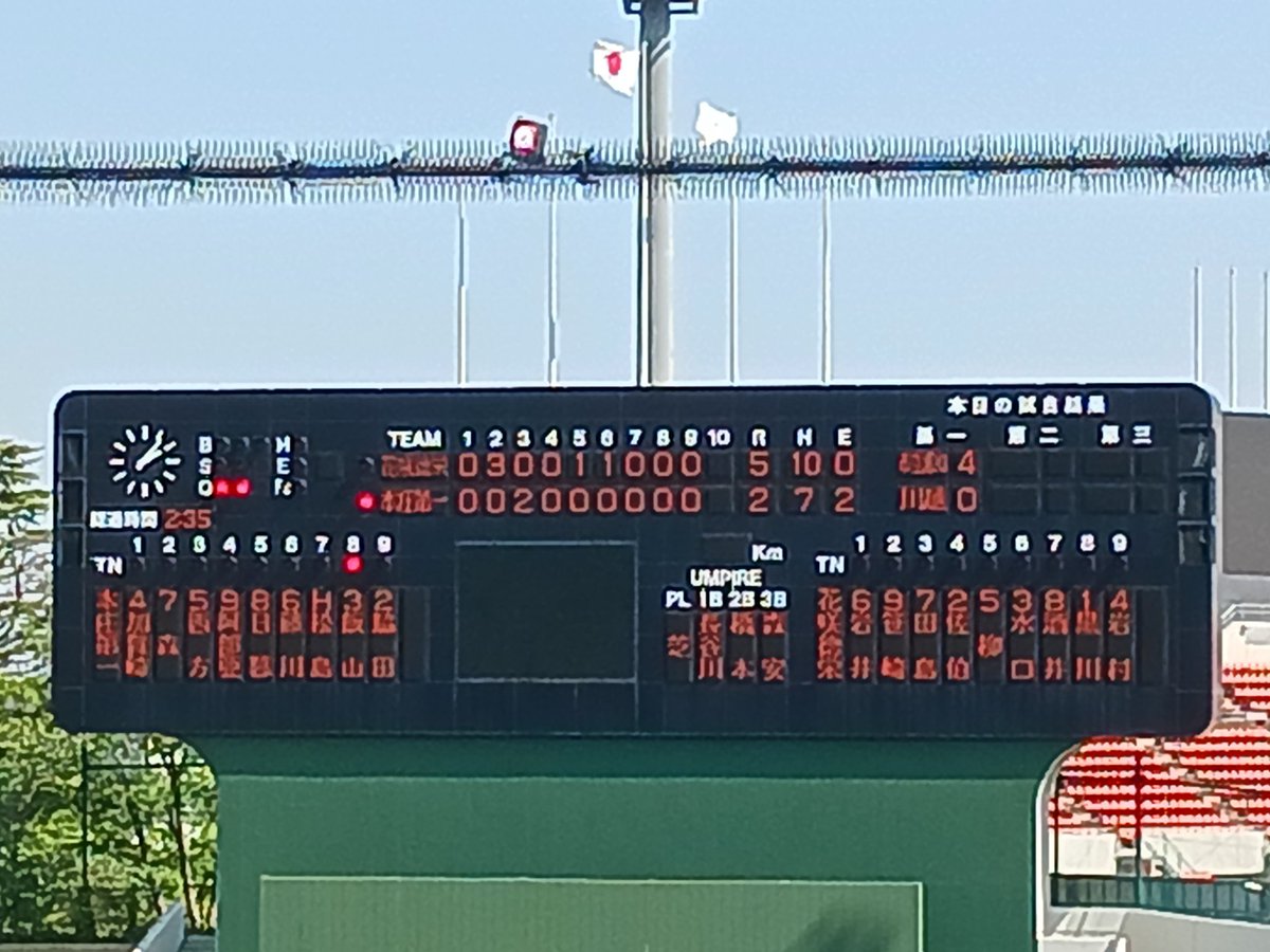 supika4512's tweet photo. 第2試合終了しました。

見応えのある試合でした。
両チームの皆さまお疲れ様でした。 https://t.co/9jtCuVwTYG