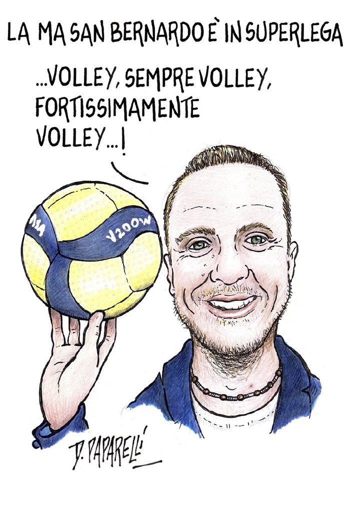 danilopaparelli's tweet photo. Dopo 11 anni la #MaAcquaSanBernardo #Cuneo di #volley del #presidente Gabriele #Costamagna torna in #Superlega per rinverdire i vecchi fasti pallavolistici della #leggendaria #Alpitour https://t.co/9iOpwZhwH0