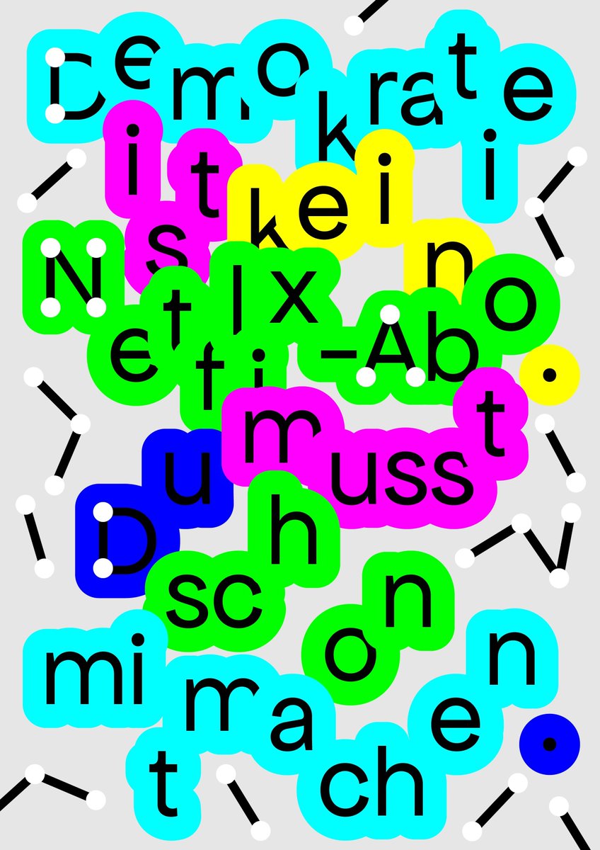 »Demokratie ist kein Netflix-Abo.« von thekitchen / Laura Hagenschulte. buff.ly/31rMOjY Feel free to retweet – Triggerwarnung, teils undemokratische # #DankeMerkel #Demokratie #designdemocracy #Niewiedergroko #Merkelmussweg #Grokotz #Merkelland #Gutmensch #Nazi d