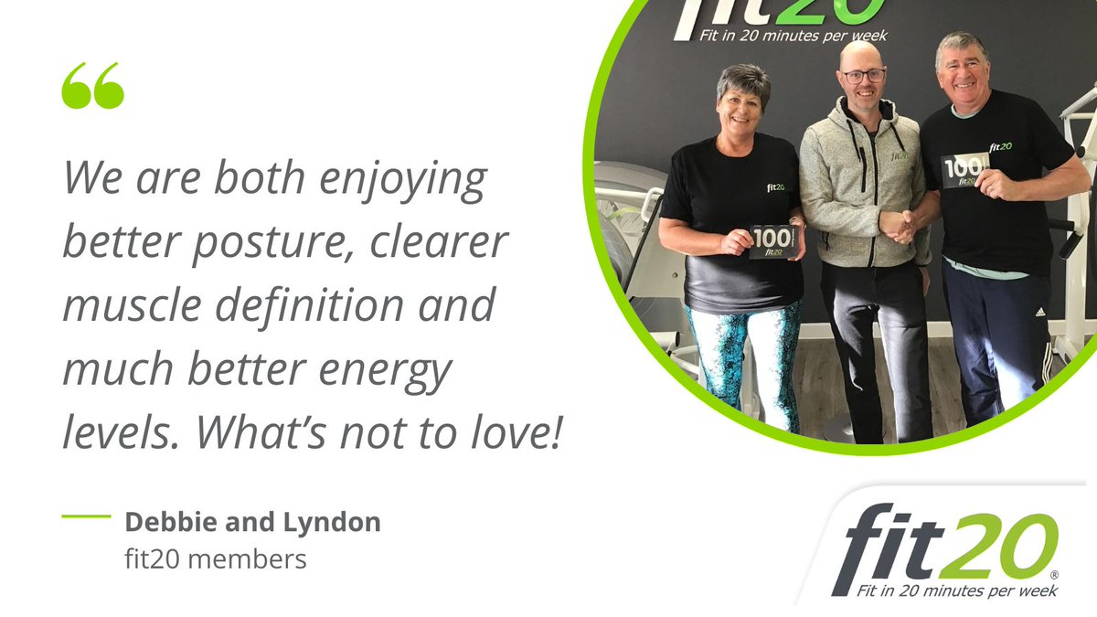 fit20UK's tweet photo. Debbie &amp; Lyndon wanted more than golf to stay fit—but the gym wasn’t for them. fit20 turned out to be just right. Now they’re stronger, more energised, and keeping up with the grandkids! 💚 Try it free: https://t.co/g9CRxGAssJ https://t.co/WMGpUFsRUY