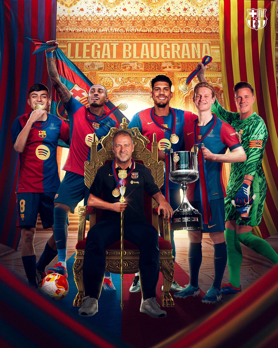 ألف مبروك لجماهير #برشلونه
#برشلونه_بطل_كأس_ملك_إسبانيا
 ❤️💙❤️
#كلاسيكو_الارض 
#كأس_ملك_اسبانيا