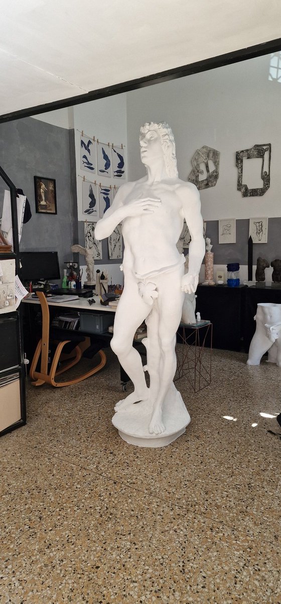 #adamo #sculptur #beniculturali  #copia #arte #3dart