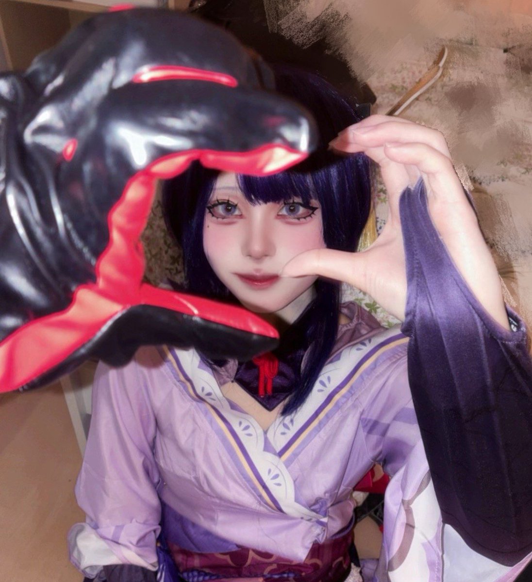 Kyamo_mo's tweet photo. Cosplay / お友達の家で宅コス❤︎

雷電将軍やってきました✨
お友達写真撮るの上手すぎゆ…
※重加工でございます。

 #コスプレイヤーさんと繋がりたい https://t.co/8DW9Bmires
