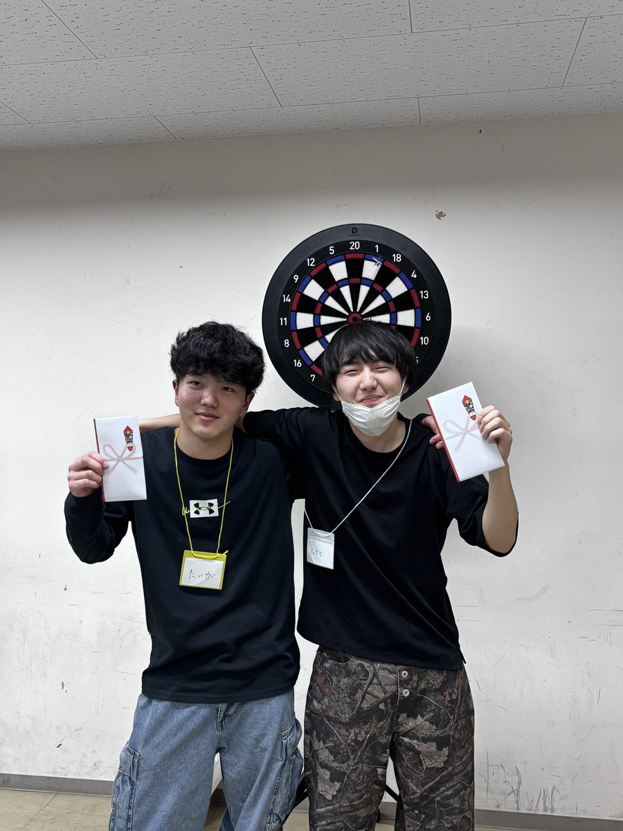 ndc_darts's tweet photo. 昨日の新人戦の順位です。
優勝🥇ひろと&amp;たいがペア
準優勝🥈かんた&amp;あゆむペア
3位🥉るきや&amp;そうまペア
3位🥉ゆーと&amp;こはるペア https://t.co/yPBzZnyXIK