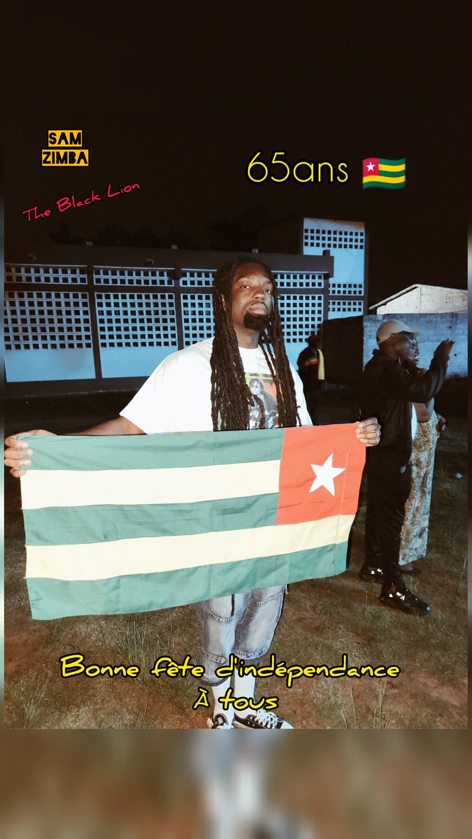 samzimba5's tweet photo. https://t.co/sjTq75YGmf
BONNE FÊTE D'INDÉPENDANCE À TOUS #togo228 #togo🇹🇬 https://t.co/O9IUwd7uL7