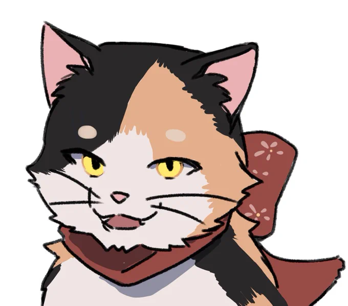 卓で用意した猫ちゃん 