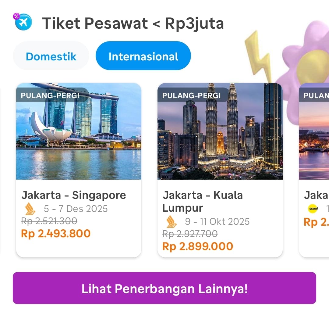 ayundasaid_'s tweet photo. Liburan lebih hemat dengan #TravelokaEPICSale! Dapatkan diskon s.d 60% + Buy 1 Get 1 di jam EPIC HOUR (12.00-14.00 WIB atau 19.00-21.00 WIB). Promo berlaku setiap hari hingga 5 Mei 2025. Buruan cek sekarang! https://t.co/mwFjnIMyJc