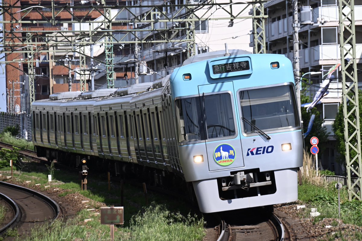 yosh_yag's tweet photo. 京王1000系のヘッドマーク付き編成を撮りました。
1751F「陣馬/JINBA」
1752F「高尾/TAKAO」
#井の頭線 https://t.co/QtXx22R3AS