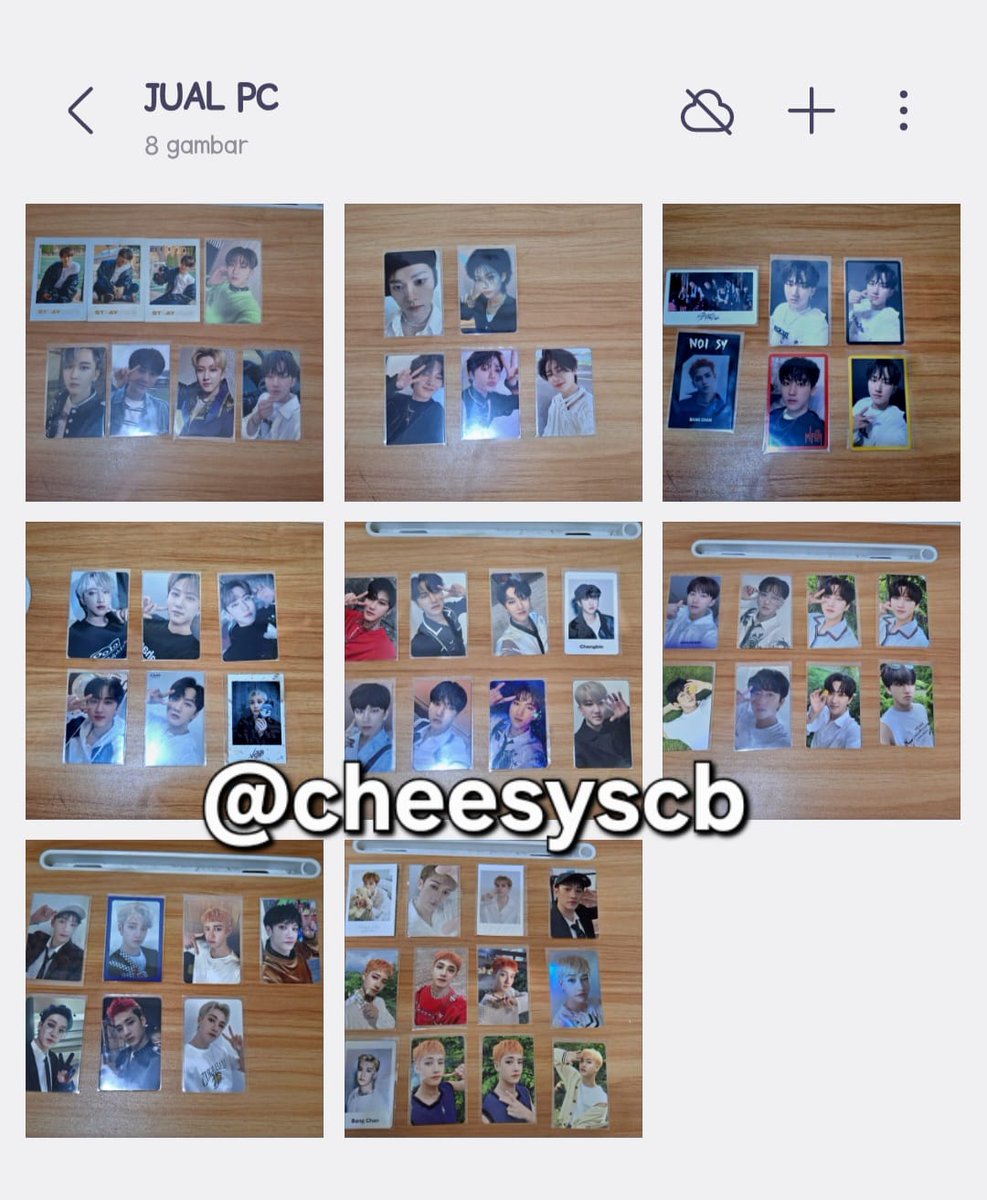 cheesyscb's tweet photo. Edisi stopcoll + BU jd mau jualin mereka 🤧
sapa yg mau aku tag akunnya klo aku udah post ini??
#wts #skz #pc #ina #changbin #bangchan #leeknow #IN #Felix #oddinary #jewelcase #swid #inlife #golife dst... https://t.co/YmLgrb7zmS
