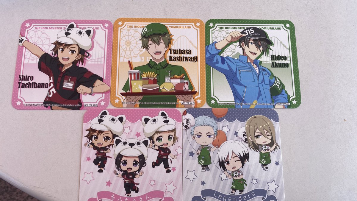 【交換】
よみうりランド　特典コースター

【特典コースター】
譲：志狼 翼 英雄 もふもふえん Legenders

求：タケル THE虎牙道

本日現地交換希望
検索からもお気軽にお声がけください