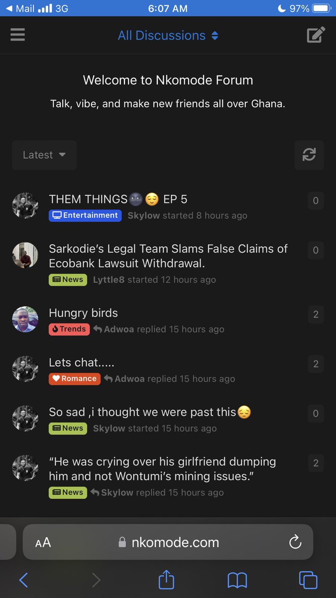 milliriot's tweet image. Just read an awesome article on NKOMODE FORUM about SARKODIE AND ECOBANK LEGAL BATTLE If you’re into sports, politics or any news you NEED to check this out (nkomode.com)Who’s joining me?
#nkomodeforum
#nkomodegiveaways
#nkomodeisheretostay