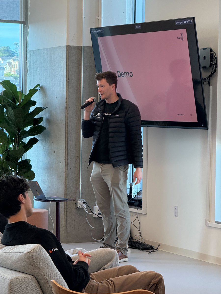 sean_t_strong's tweet image. Vibe coding in full force today at our hackathon with @pearvc! So many creative projects from Python optimizer agents to humans-as-a-service (for agents) 🤖