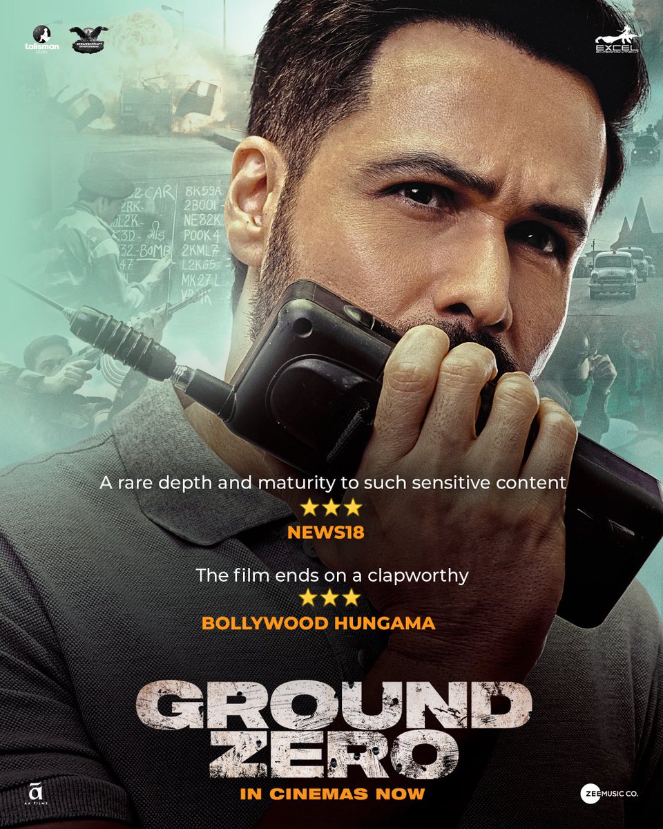 Excel Entertainment (@excelmovies) on Twitter photo Thank you for all the love on #GroundZero. Watch Ground Zero, in cinemas now.
<a href="/emraanhashmi/">Emraan Hashmi</a> <a href="/SaieTamhankar/">Sai</a> <a href="/zyhssn/">Zoya Hussain</a> <a href="/rdeepakparamesh/">Deepak Paramesh</a> #LalitPrabhakar #RockeyRaina <a href="/tejasdeoskar/">Tejas Prabha Vijay Deoskar 🇮🇳</a> <a href="/ritesh_sid/">Ritesh Sidhwani</a> <a href="/FarOutAkhtar/">Farhan Akhtar</a> <a href="/sanchit421/">Sanchit Gupta</a> <a href="/iampriyadarshee/">Priyadarshee</a> @J10kassim <a href="/vishalrr/">Vishal Ramchandani</a> #SundeepSidhwani <a href="/Sheksabhi/">Abhishek kumar</a> Thank you for all the love on #GroundZero. Watch Ground Zero, in cinemas now.
<a href="/emraanhashmi/">Emraan Hashmi</a> <a href="/SaieTamhankar/">Sai</a> <a href="/zyhssn/">Zoya Hussain</a> <a href="/rdeepakparamesh/">Deepak Paramesh</a> #LalitPrabhakar #RockeyRaina <a href="/tejasdeoskar/">Tejas Prabha Vijay Deoskar 🇮🇳</a> <a href="/ritesh_sid/">Ritesh Sidhwani</a> <a href="/FarOutAkhtar/">Farhan Akhtar</a> <a href="/sanchit421/">Sanchit Gupta</a> <a href="/iampriyadarshee/">Priyadarshee</a> @J10kassim <a href="/vishalrr/">Vishal Ramchandani</a> #SundeepSidhwani <a href="/Sheksabhi/">Abhishek kumar</a>