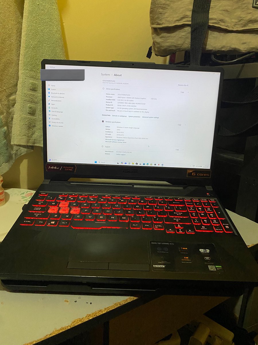 velveteeeen_'s tweet photo. WTS LFB ‼️

❗️ASUS TUF Gaming A15 
bought for 45k; selling for 30k. 

❗️GA: RT and Like. I will be giving 500 Gcash to 2 people once item is sold.

❗️Specs are as posted! 

❗️RFS: resources transferred to mac, spare laptop 

🏷️ laptop asus gaming tuf https://t.co/yy1BE0X0Jh