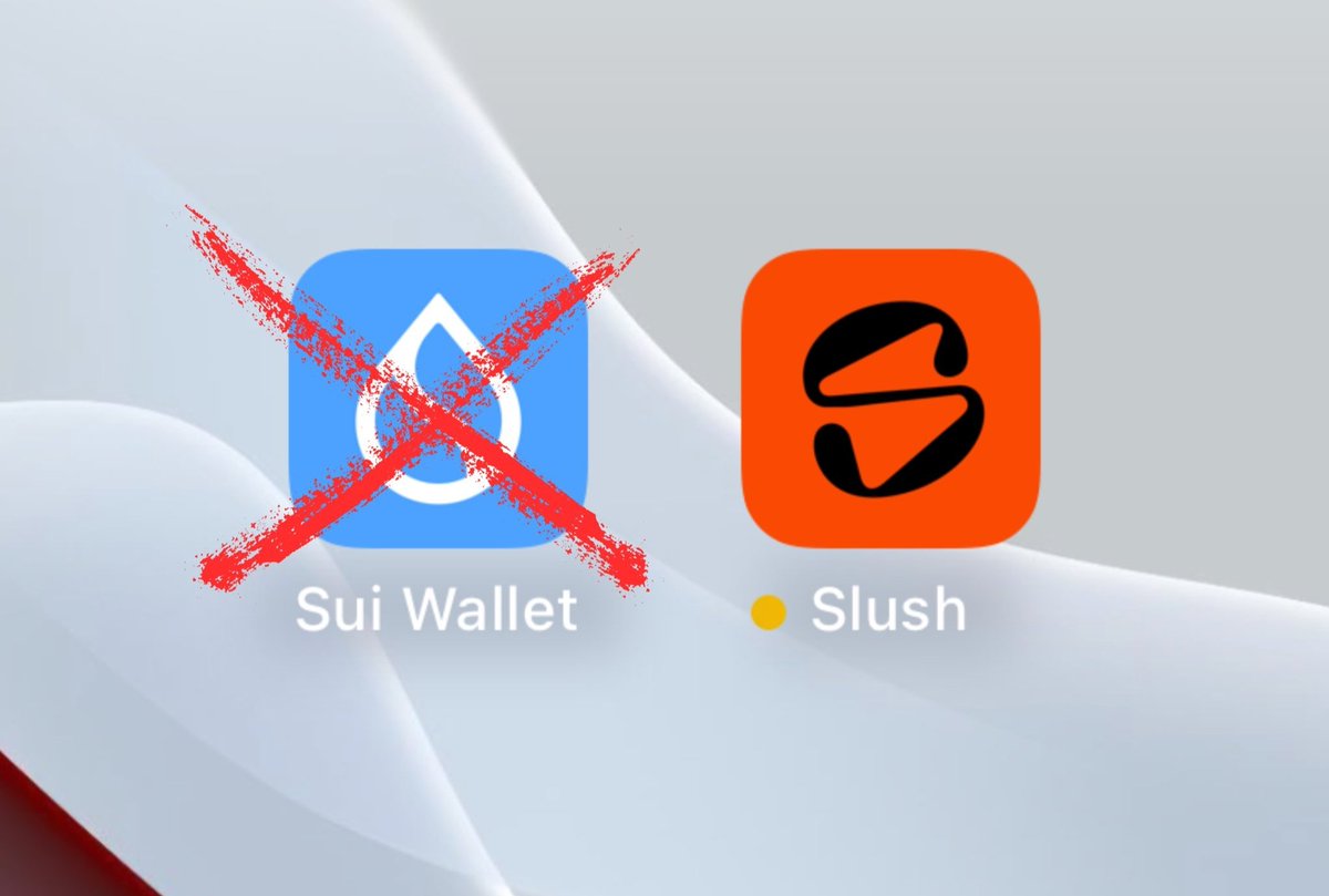 👀 UPDATE FROM $SUI ECOSYSTEM ‼️ The old SUI and Stashed wallets are now  combined into @SlushWallet, and as you know, wallets have their own tokens  too. 🔗 https://t.co/2uZV2U3tbk You can import