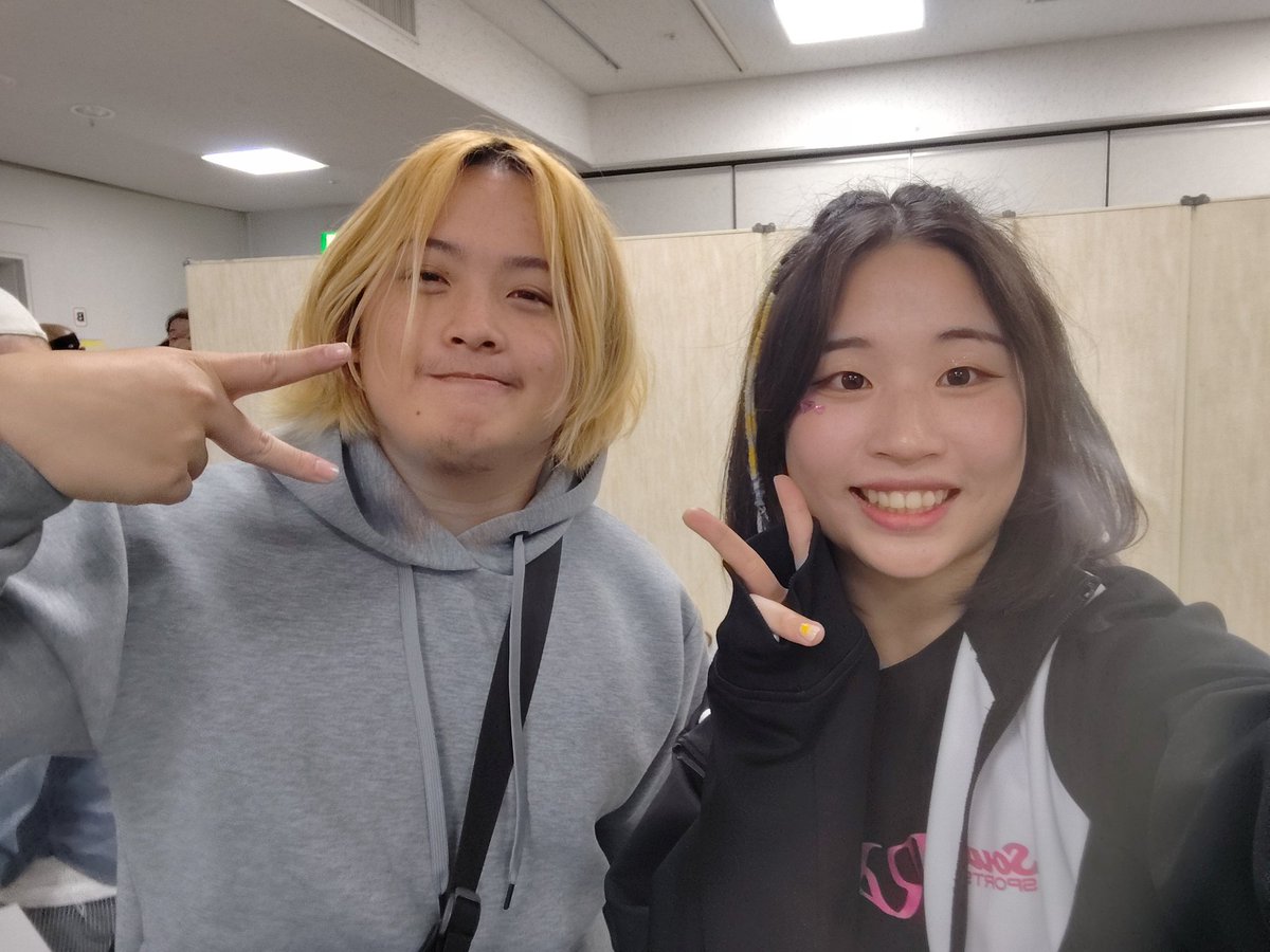 Lucifer_0415's tweet photo. 今日は後楽園ホールに来て、同じ団体に所属するシャンシャン @syansyan33_ の試合を観戦しました。NTWと台湾のみんながリングの上で輝きを放てますように！ https://t.co/rOfzV5qOM4