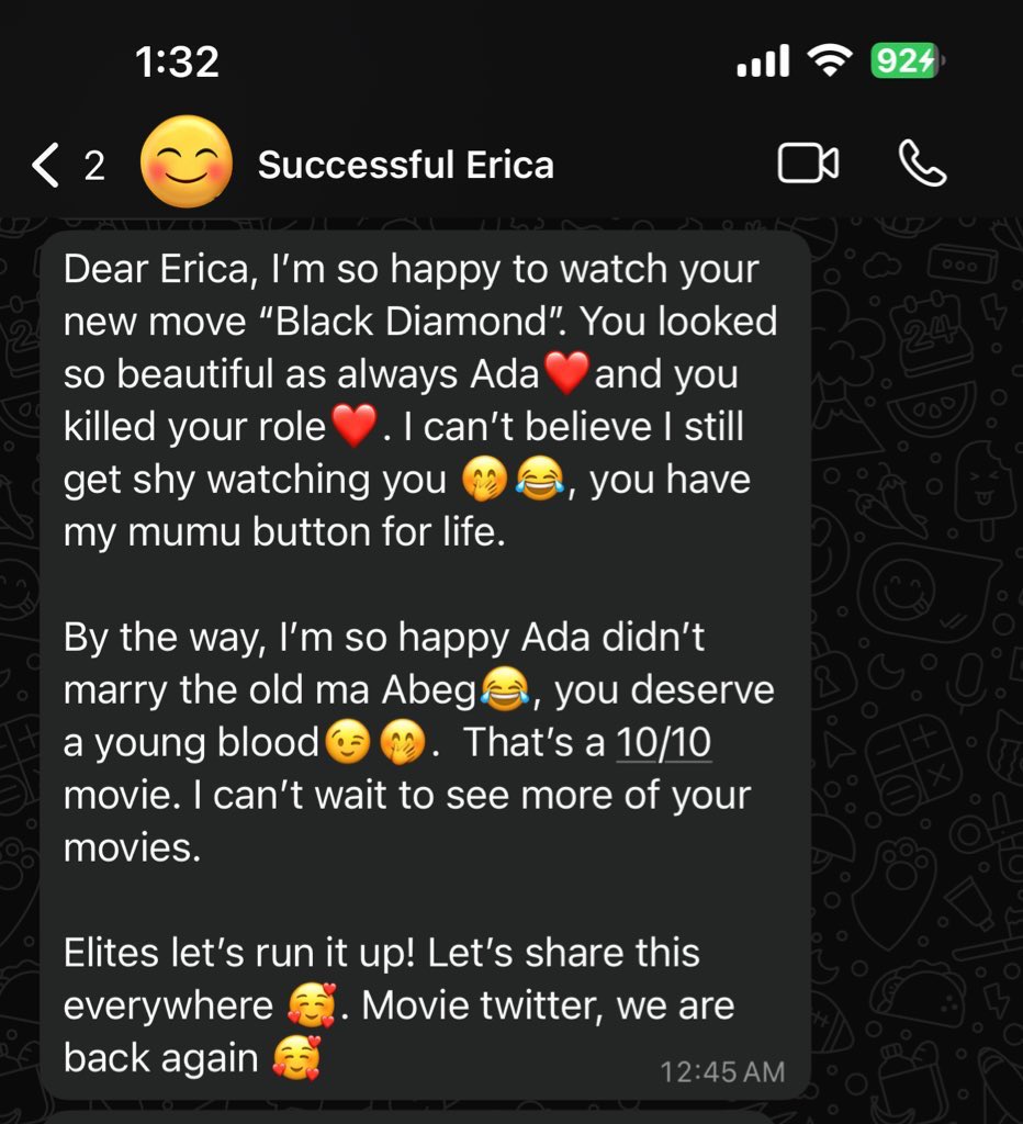 from <a href="/Ericaisblessed4/">SuccessfulErica🌟🦩</a> to our queen <a href="/EricaNlewedim/">Erica Nlewedim⭐️</a> and the unstoppable elites ❤️