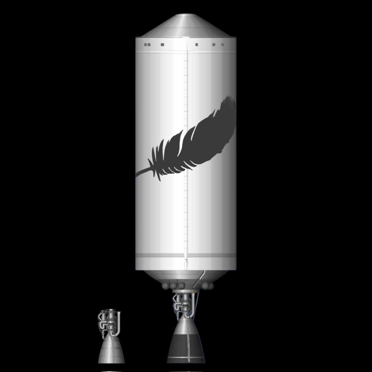 OLA_OLN_OAM's tweet image. &quot;BE-4U&quot;

#blueorigin #SpaceFlightSimulator