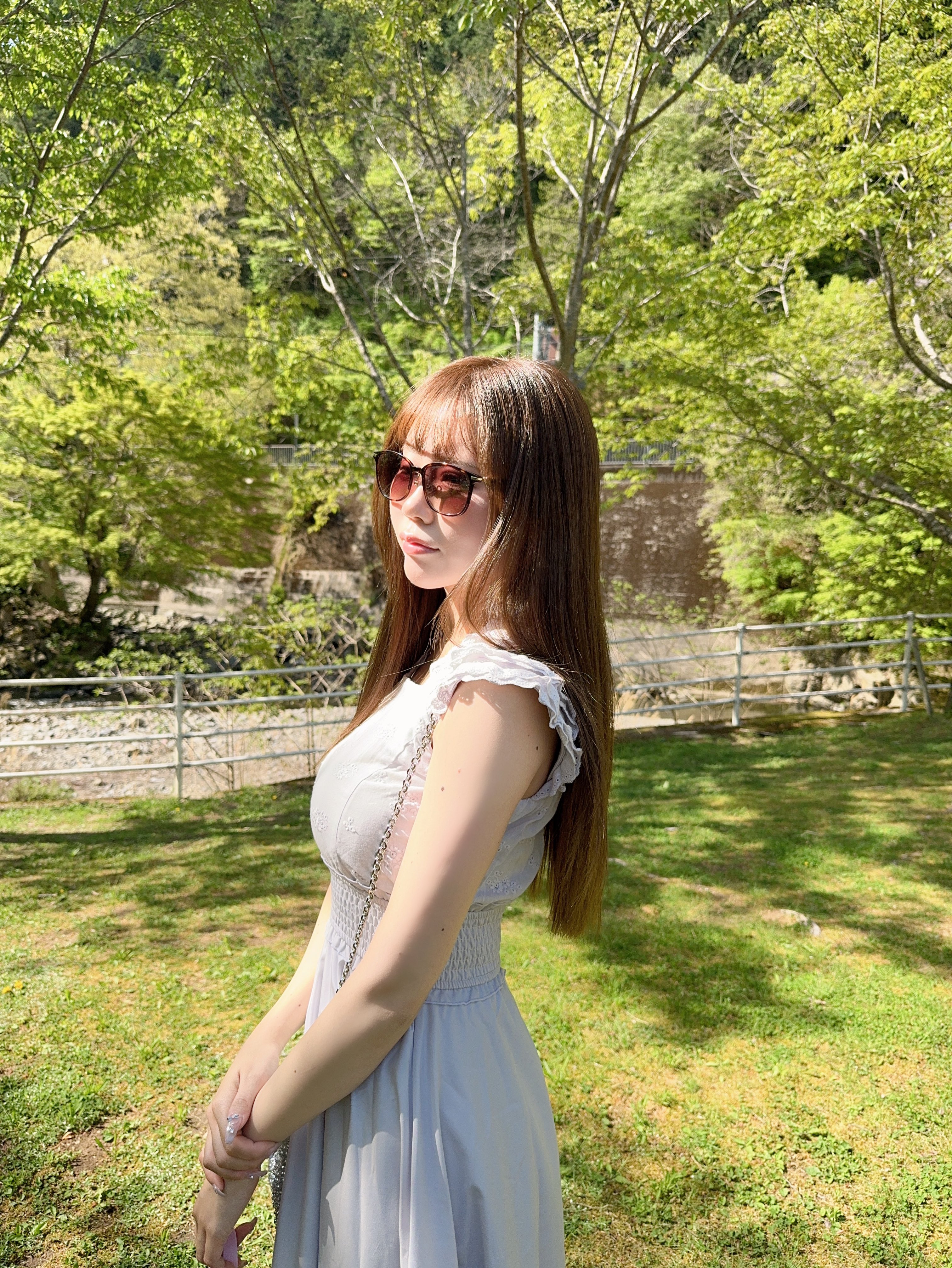 シェルシュメイム 花柄 フレア シャツワンピース マキシ丈 Aライン レトロ シェルシュメイム 花柄 フレア シャツワンピース マキシ丈 A
