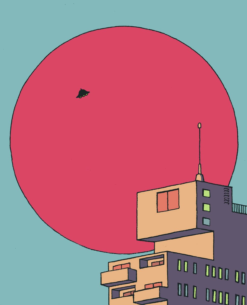 『通信中』

無線機みたいな建物が
ずっと空を見つめている

#イラスト #オリジナル #illustration