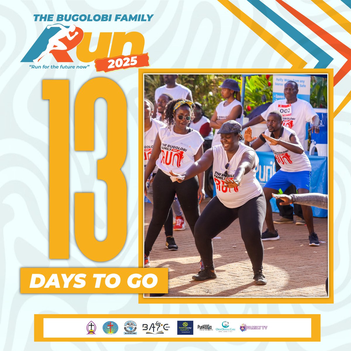 The_DYF's tweet photo. 13 days to go! 🏃🏽‍♀️🎉
Get ready to run, dance, and celebrate the future at the Bugolobi Family Run 2025!

Let’s lace up and make every step count!

FAMILY|FUN |FITNESS 👪🥳🏃🏾‍♂

💸; 20k
☎; 0789876005
#BugolobiFamilyRun2025 https://t.co/k8scK0aYSc